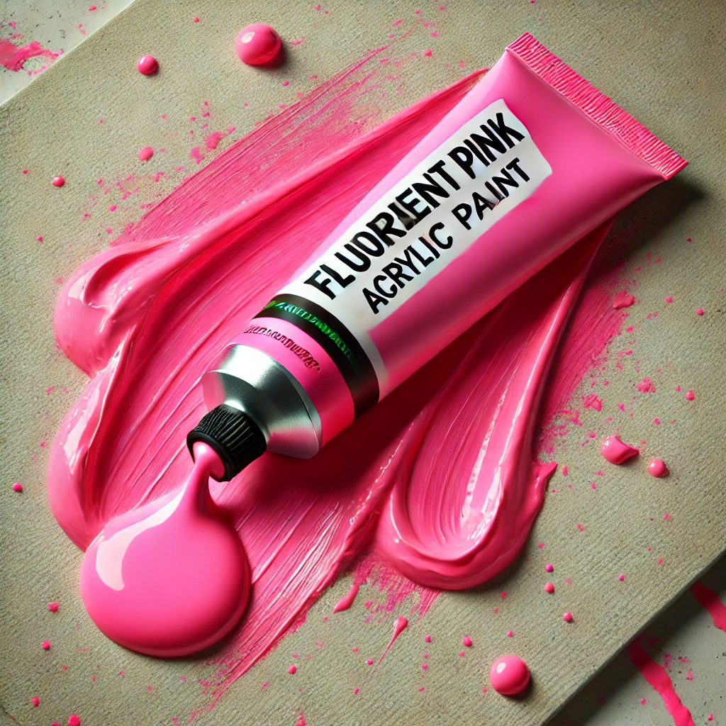 Fluorescent Pink - Acrylic Paint