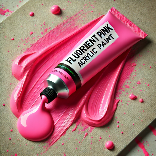 Fluorescent Pink - Acrylic Paint