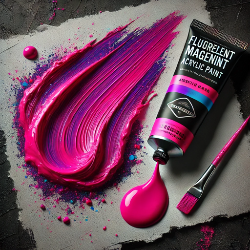 Fluorescent Magenta - Acrylic Paint